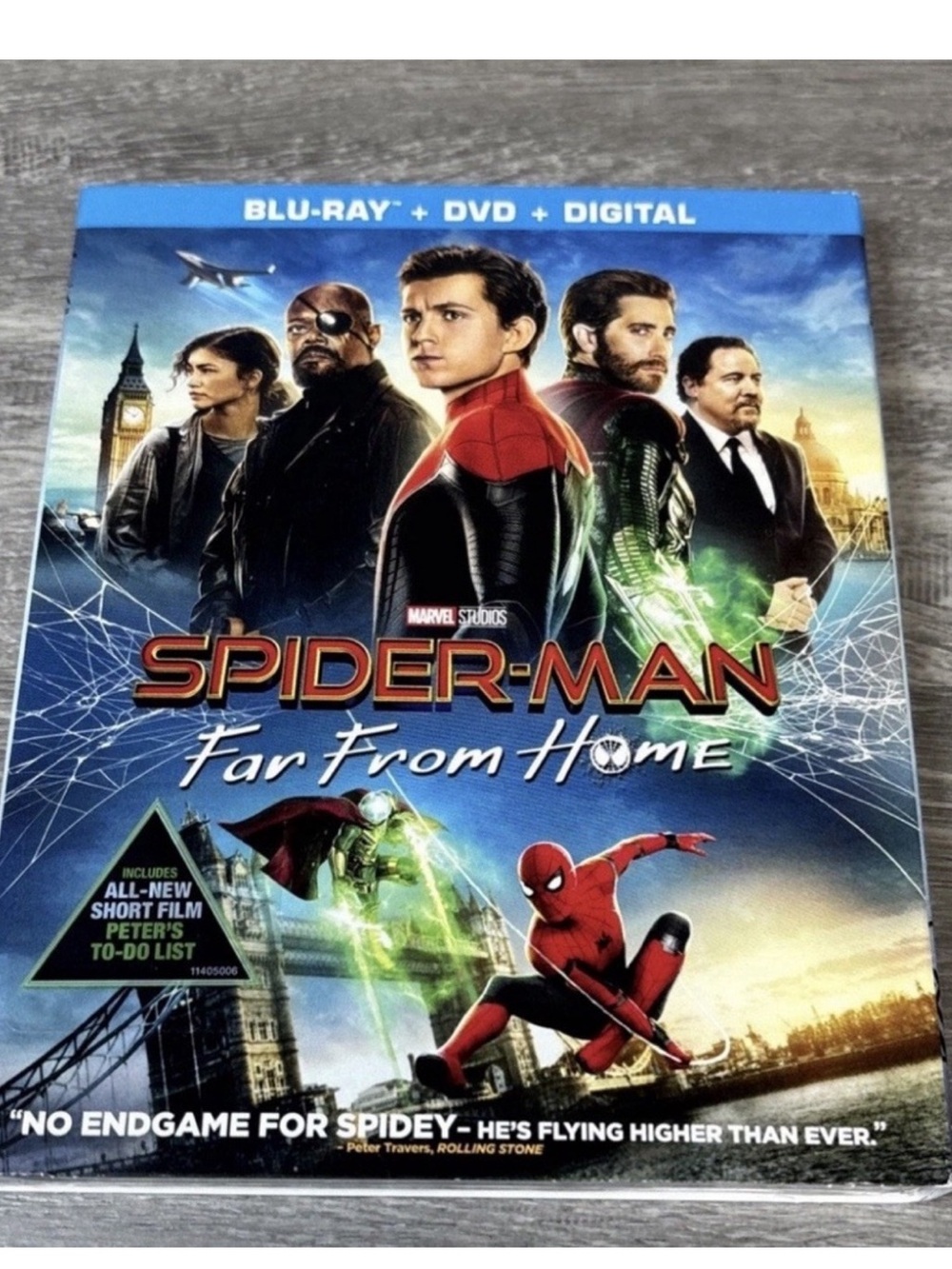 New & Sealed Spider-Man: Far from Home Blu-ray With Slip Cover